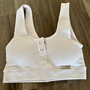 Bombshell Sportswear Snap Seamless Bra - White - M